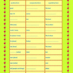 Comparative Forms Irregular Adjectives New Spotlight On English