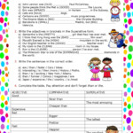 Comparatives And Superlatives English ESL Worksheets Pdf Doc