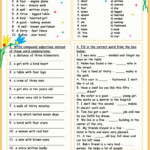 Compound Adjectives English ESL Worksheets Pdf Doc