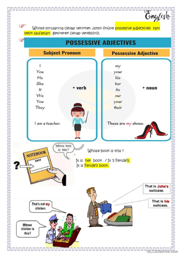 Demonstrative Adjectives English ESL Worksheets Pdf Doc