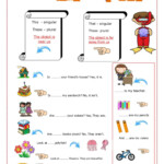 DEMONSTRATIVE ADJECTIVES English ESL Worksheets Pdf Doc