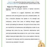 Descriptive Adjectives Worksheets ReadingVine