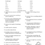 Detective Vocab Worksheet Free ESL Printable Worksheets Made By