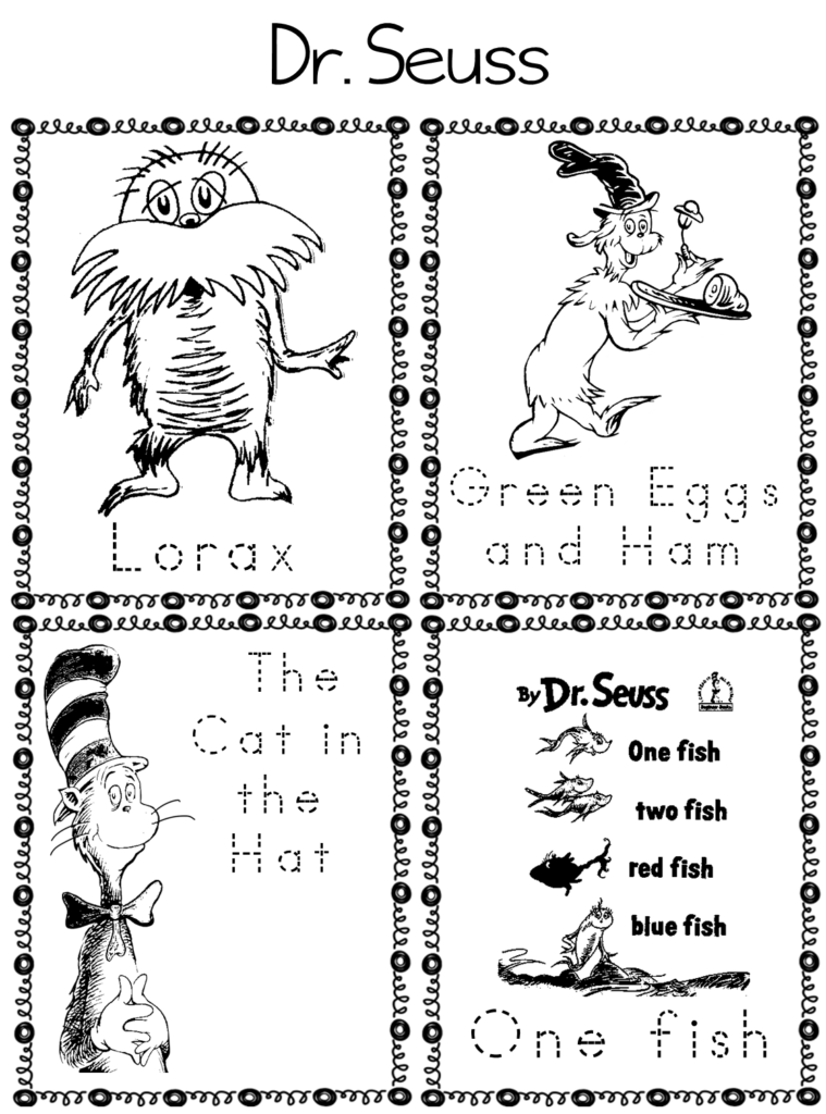 Dr Seuss Printable Worksheets Free Printable Templates