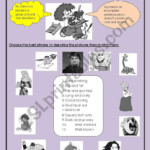 English Worksheets Adjectival Phrases