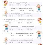 English Worksheets Grade 1 Chapter Articles Key2practice Workbooks