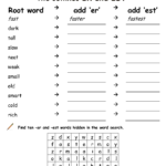 Er And Est Worksheets With Pictures Steve