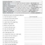 ESL Compound Adjectives Worksheet Reading Writing Matching And