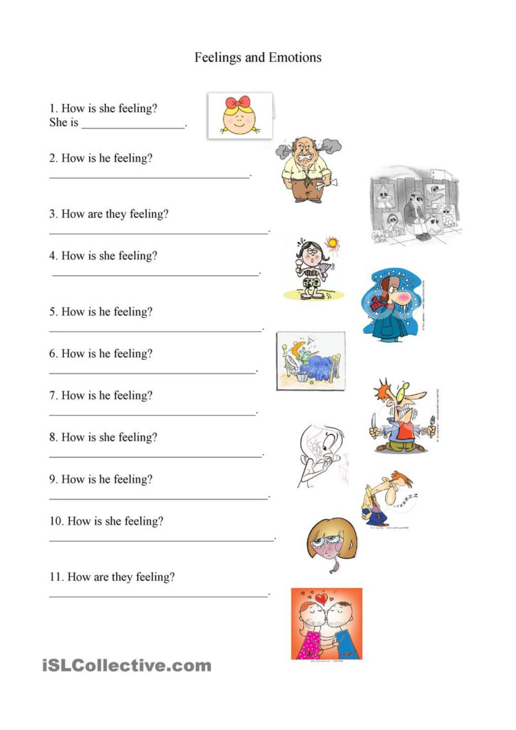 Feelings And Emotions Worksheets For Primary Pdf Worksheet Now