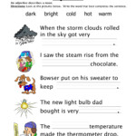 Free Printable Adjective Worksheets