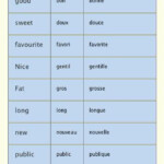 French Adjectives With Irregular Feminine XMind Online Library