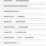 French Descriptive Adjectives Booklet Exercise Worksheet By Teach Simple