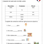 French Possessive Adjectives Les Adjectifs Possessifs Made By Teachers