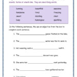 Grade 3 Grammar Topic 4 Adjectives Worksheets Worksheets Samples