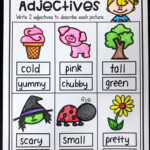 Grammar Worksheet Packet Nouns Adjectives And Verbs Worksheets