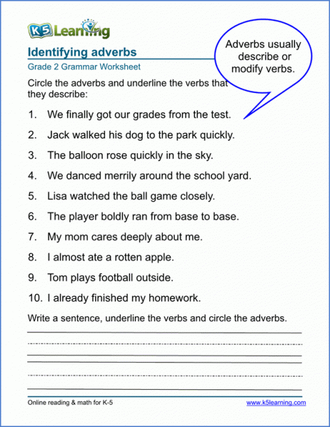 K12reader Adjectives Worksheets Free Printable Adjectives Worksheets