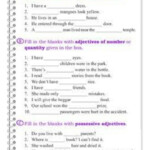 Kinds Of Adjectives Worksheets For Grade 4 Brainly in