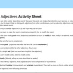 KS3 Adjectives Worksheet Worksheet teacher Made