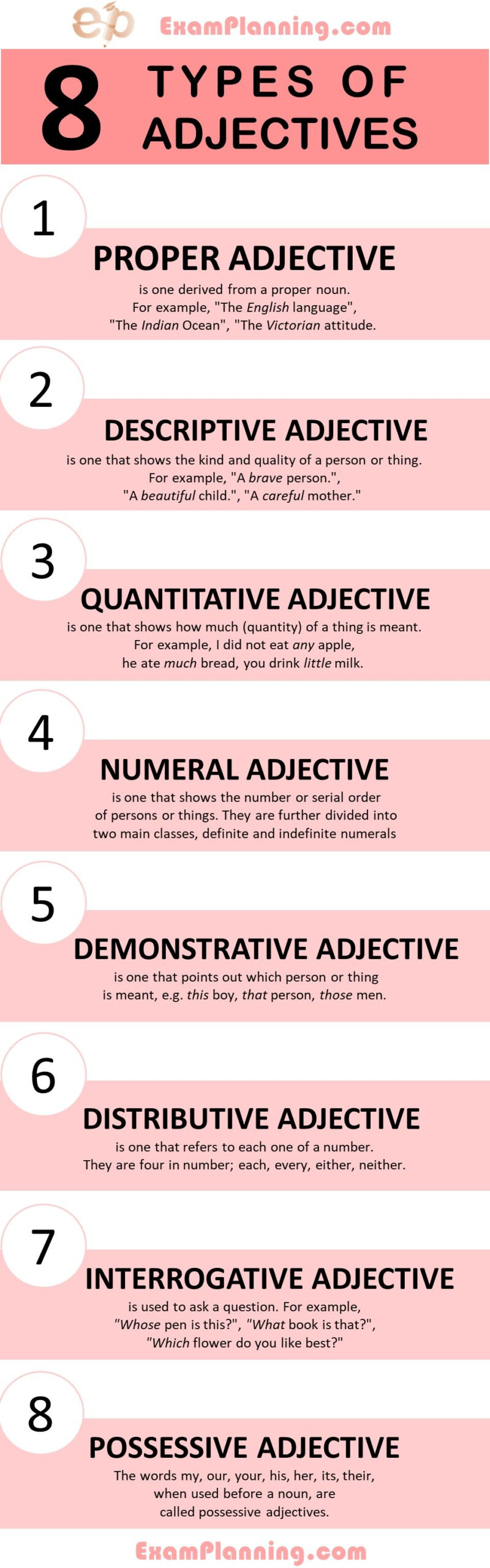 learn-8-types-of-adjectives-with-examples-adjectives-teaching