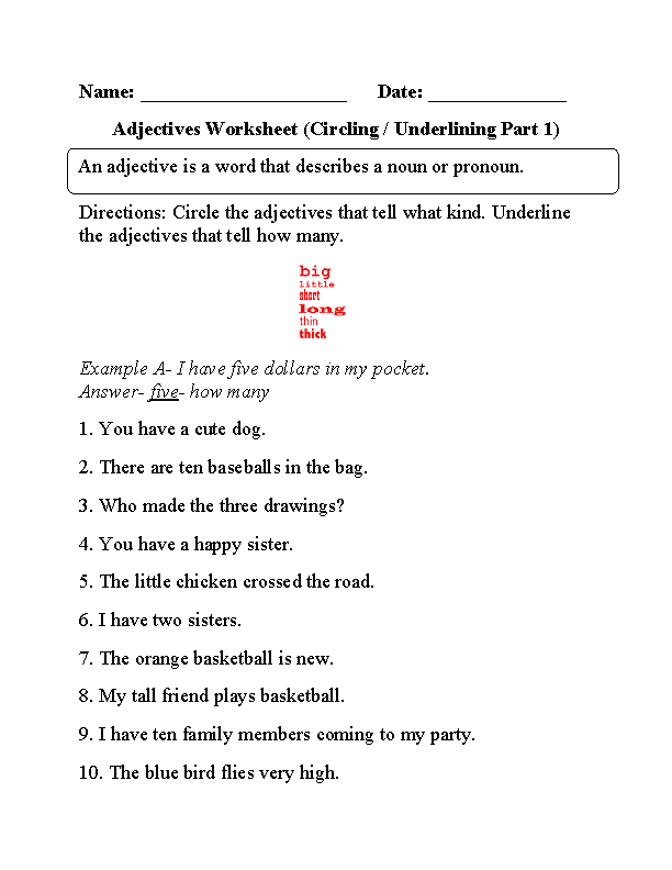 Limiting Adjectives Worksheet 3rd Grade Pauline Carl s 3rd Grade Math 