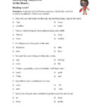 Limiting Adjectives Worksheet Grade 1