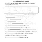 Limiting Adjectives Worksheets For Grade 4 Pdf Letter Worksheets