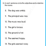 Nouns adjectives worksheets for grade 3 3 Your Home Teacher
