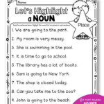 Nouns No Prep Printables Nouns First Grade Nouns Worksheet Teaching