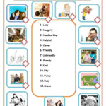 Personality Adjectives Warmer Fille English ESL Worksheets Pdf Doc