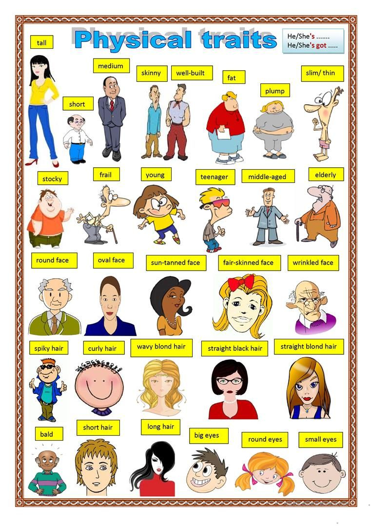 Physical Description Worksheet Free ESL Printable Worksheets Made By