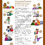 Possessive Adjectives 3 ESL Worksheet By Poohbear