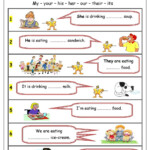 Possessive Adjectives Adjective Worksheet Adjectives