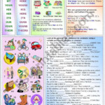 POSSESSIVE ADJECTIVES AND PRONOUNS 1 2 ESL Worksheet By Katiana