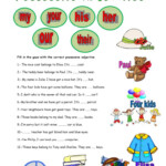 POSSESSIVE ADJECTIVES English ESL Worksheets Pdf Doc