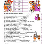 Possessive Adjectives ESL Worksheet By Vickyvar