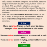 Quantitative Adjectives In English English Grammar Here