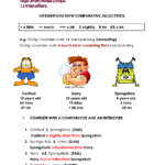 SOLUTION Intensifiers With Comparative Adjectives Exercises Studypool