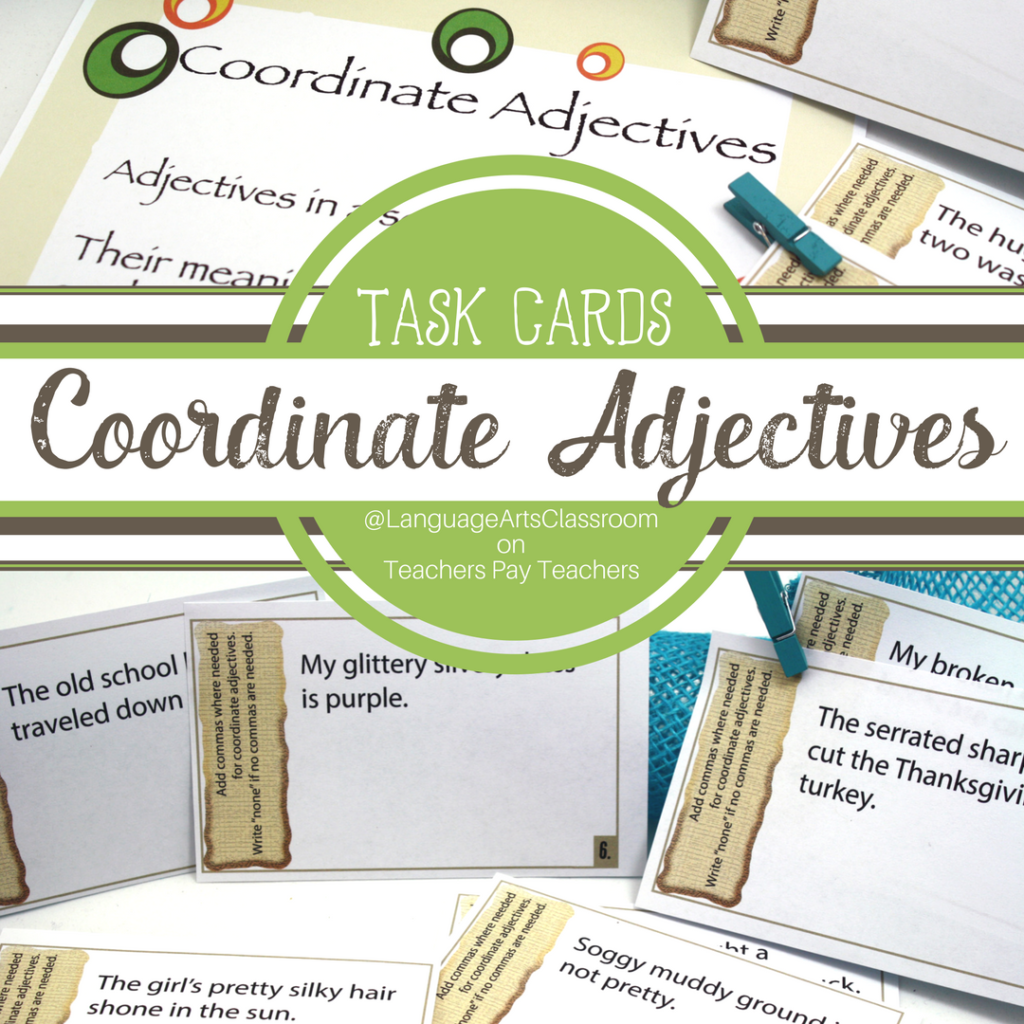 Study Coordinate Adjectives And Learn About Those Pesky Commas With 