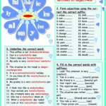 Suffixes Of Adjectives English ESL Worksheets Pdf Doc