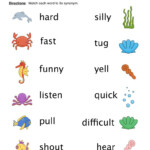 Synonyms Matching Worksheet By Teach Simple