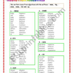 WORD FORMATION 1 NOUNS FROM ADJECTIVES AND VERBS ESL Worksheet By