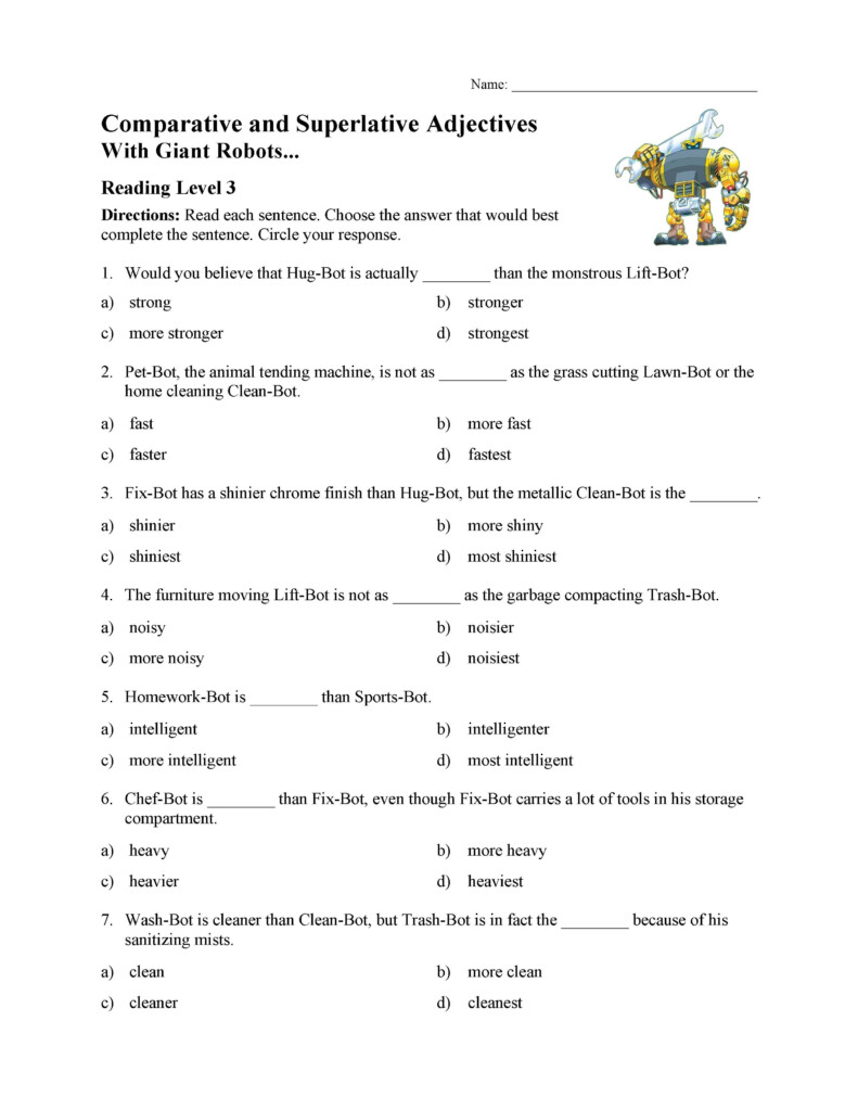 Worksheet About Adjectives For Grade 3 Printable Worksheets And 